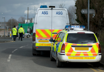 UK police vehicles