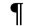 pilcrow
