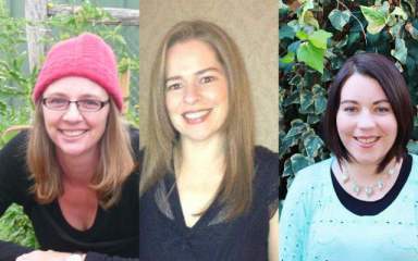 L-R: Lily Malone, Juliet Madison & Rachael Johns