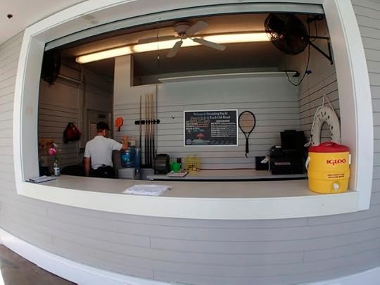 Information booth. Restrooms are next door.