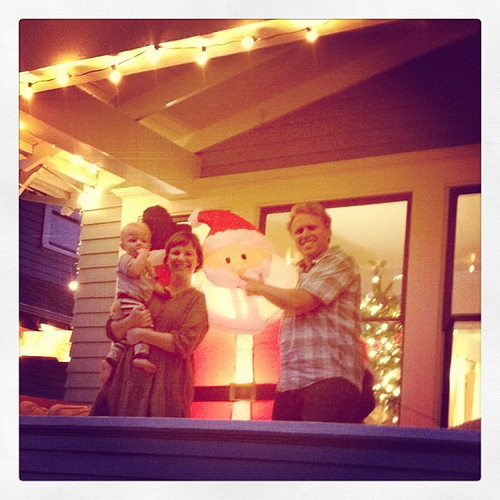 Arrived home from 10 days out of town to this on our front porch. A surprise from the grands.