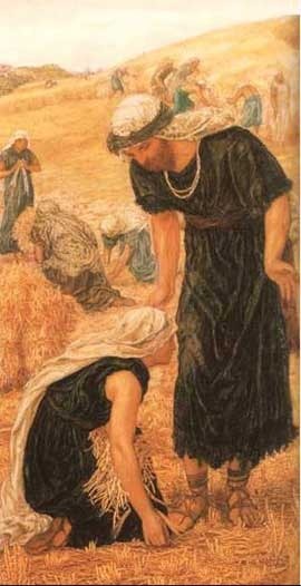 Ruth and Boaz in the Fields