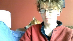 Dog photobombed me.
