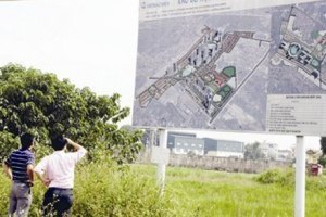 Bản đồ qui hoạch khu đô thị Thăng Long 9 – Ảnh: Phạm Yên