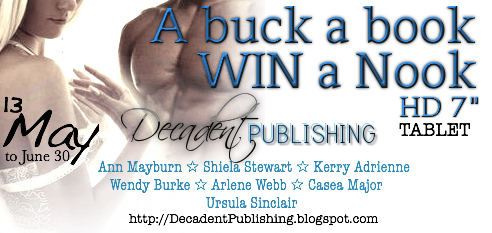 Decadent book a buck for a nook Promo