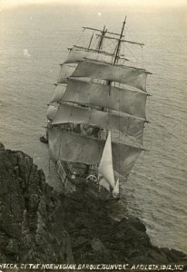 The ship Gunvor (a Norwegian ship, no relation to Cornwall's Gunver Head