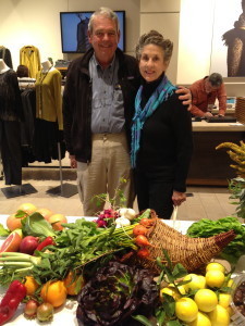 John and Marcia McClendon at Eileen Fisher