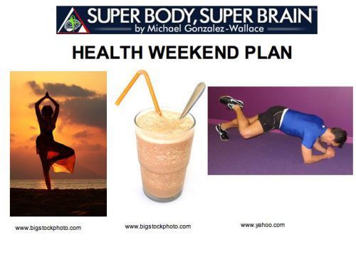 Health Weekend Plan