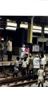view from Indian train