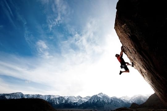 A Climber Hanging onto a Steep Cliff - Photo courtesy of ©iStockphoto.com/VernonWiley, Image #16288715