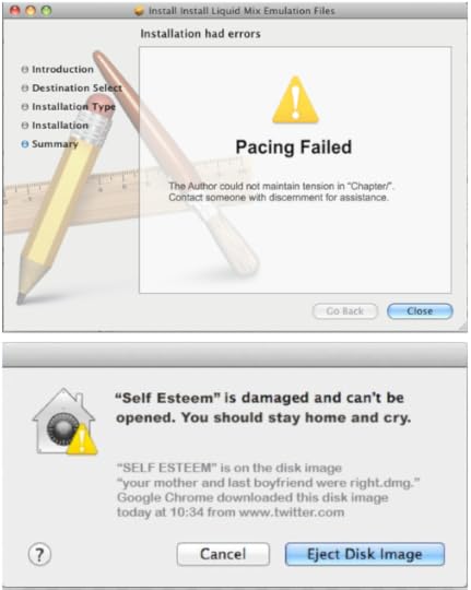 Novelist Error Message