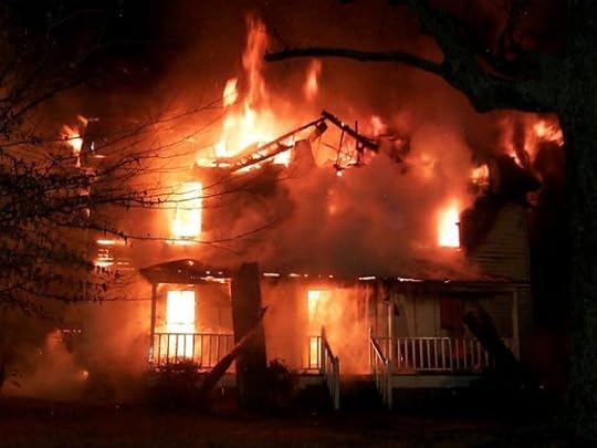 Maisons en feu