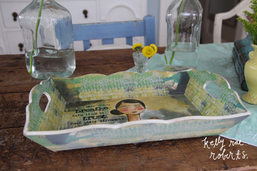 breathe, trust, connect tray