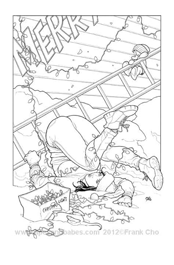 FRANK CHO Liberty Meadows Brandy calender inked