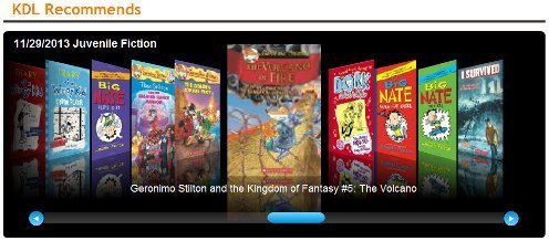 Top Ten Juvenile Fiction 11-29-2013