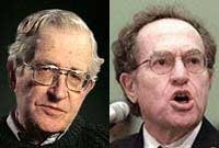 Chomsky and Dershowitz