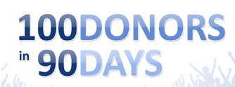 100 Donors in 90 Days