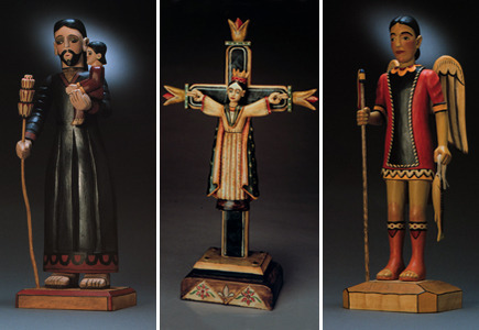 Photo: Santos statues