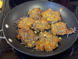 Purple Potato Latkes