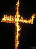 burning cross