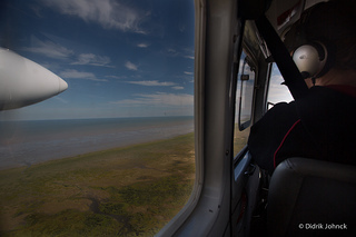 Flying Over Hudson Bay