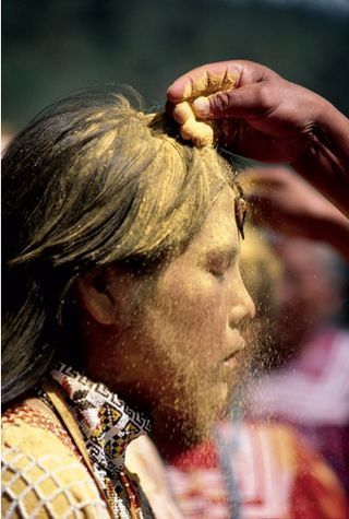 An Apache girl's rite-of-passage ceremony, Arizona, 1983, by Martha Cooper