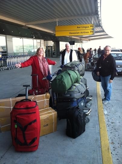 After packing and hauling this mound of baggage for L&R's wedding, I was <br />not excited about packing all over again . . .