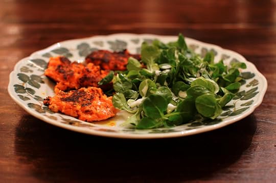 Stemmelkort mit Salat