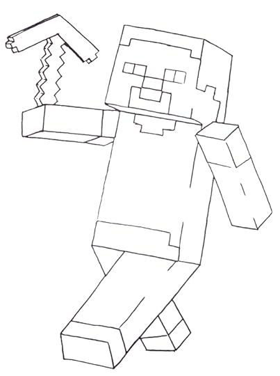 Free Mine Craft style skin to color and design