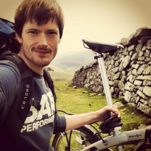 With folding bicycle