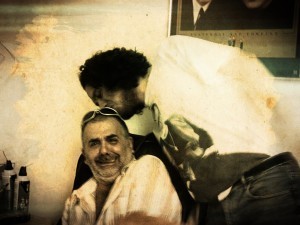 Con monseñor Carillo, hace muchos muchos años. 