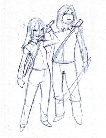 Second try. This one was better but there was too much conflict with their bodies.