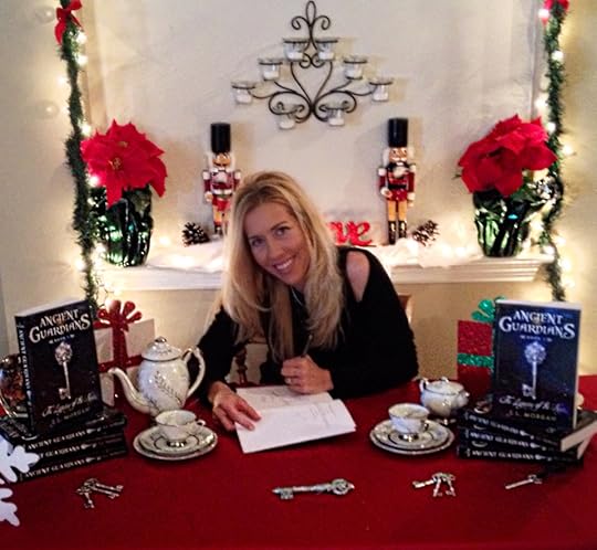 S.L. Morgan Signing Books