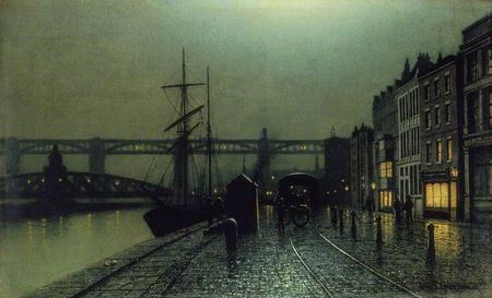 The quayside, newcastle arthur grimshaw