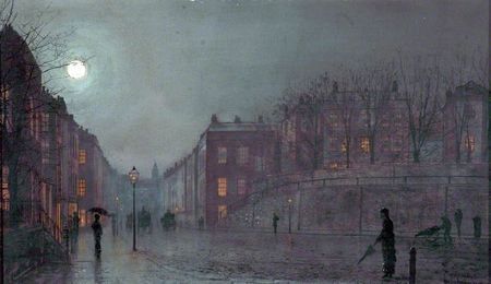 John atkinson grimshaw a view of hampstead london 1882