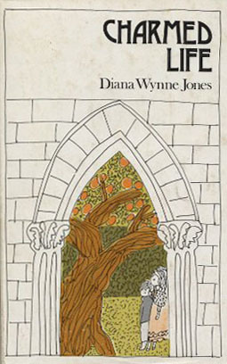 First edition cover art for Charmed Life (Greenwillow, 1977)