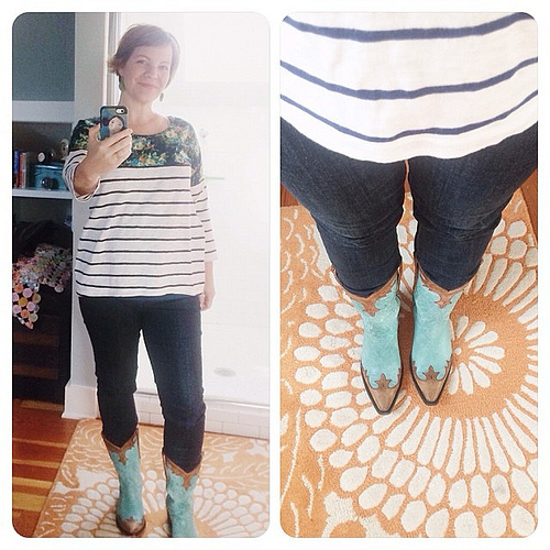 This week has been so strange. @lacylike and I are working our little booties off, doing things we have never done before for KRR biz. It means being glued to email system to coordinate with programmers and such. My nerves are a little fried but took a q