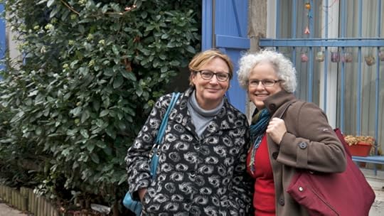 My Parisian greeter, Christine and I.
