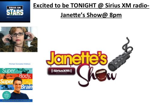 Sirius XM Radio features Michael Gonzalez-Wallace author of Super Body, Super Brain
