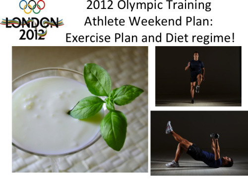 London Olympics athletic training plan