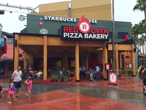 Red Oven Pizza Bakery Universal Orlando CityWalk Opening Day Video