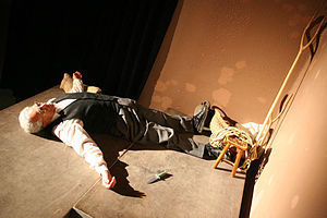English: One Scene of the play Terra Baixa. Ca...