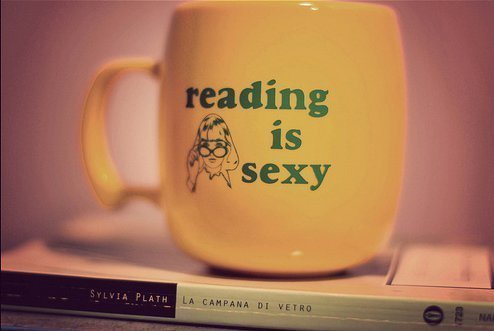Reading is sexy mug - source unknown