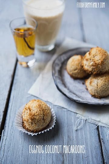 Eggnog Coconut Macaroon #Cookie #Recipe via FoodforMyFamily.com