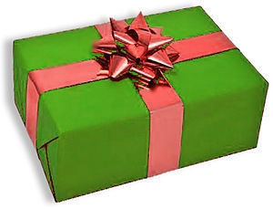 English: Gift ideas for men - wrapping paper e...