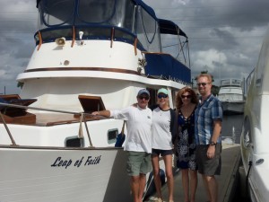Ed and Kim Robinson with Duke and me.