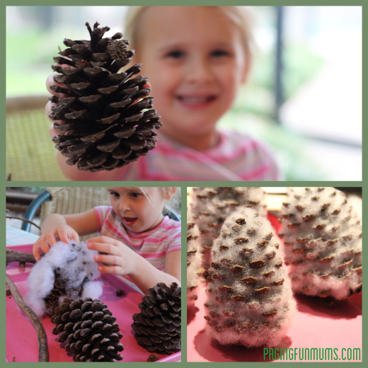 pinecone owl craft