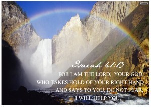 God is in control Isaiah 41-13 creative commons