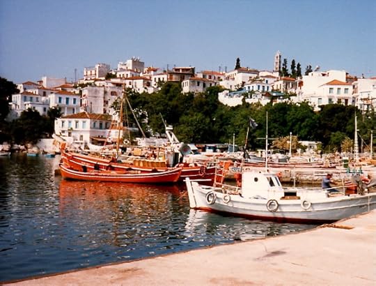 skiathos harbor 1986