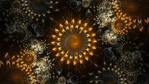 Digital art, fractal art by © Wiirus, New Year's Eve. 